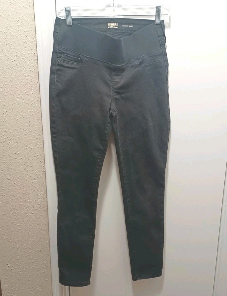 Levis Black Maternity Ankle Straight Leg Jeans for Women SP