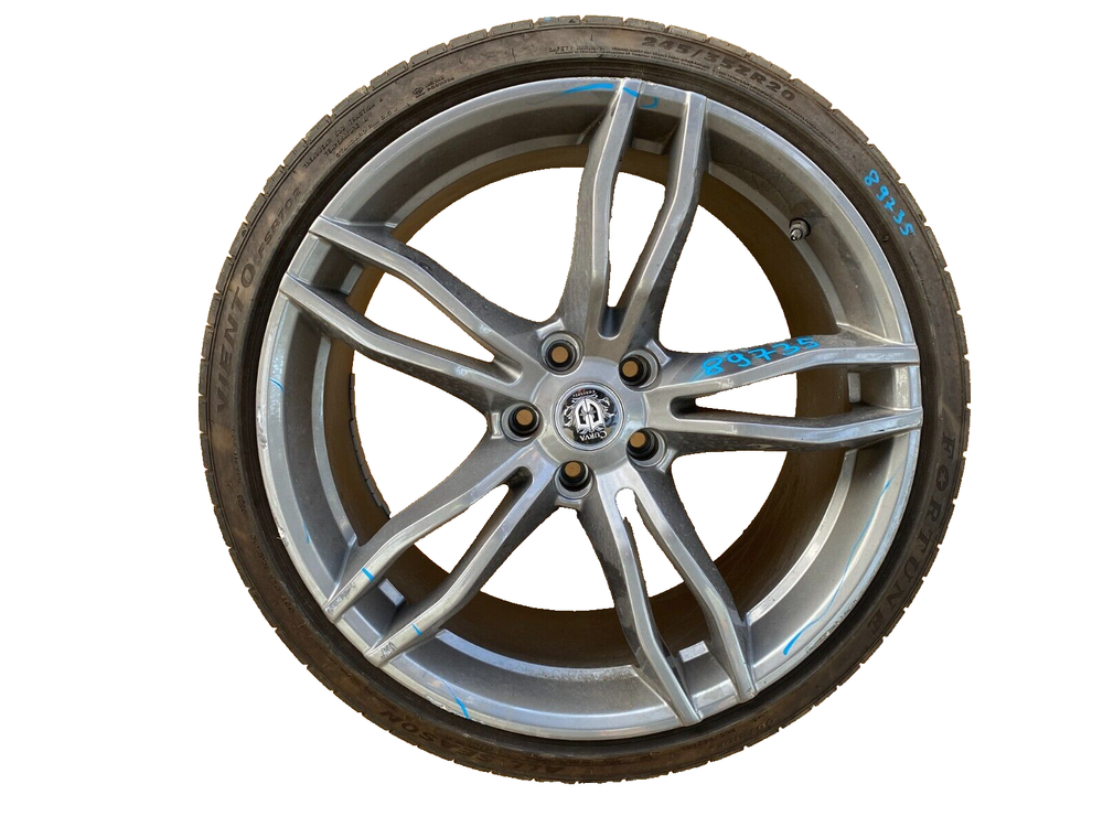 ⭕ All Season Rear Wheel Rim Rapier 20x9.5J w/ Fortune Tire 245/35 ZR20 Assembly