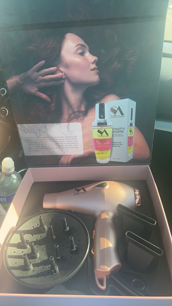 Platinum Collection 3800 Turbo Infrared Hair Dryer Straight Ahead