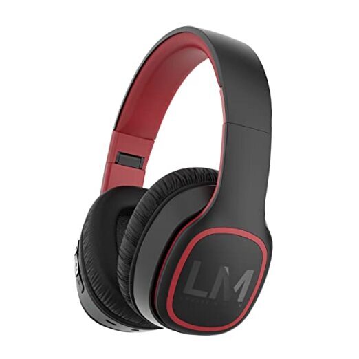 Louise&Mann Wireless Over-Ear Bluetooth 5.3 Headphones with Foldable Design