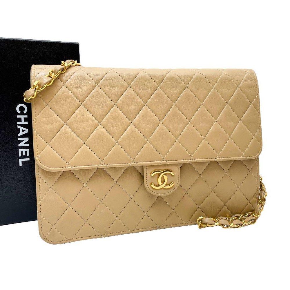 Chanel Coco Mark Matelasse Lambskin Chain Shoulder Bag