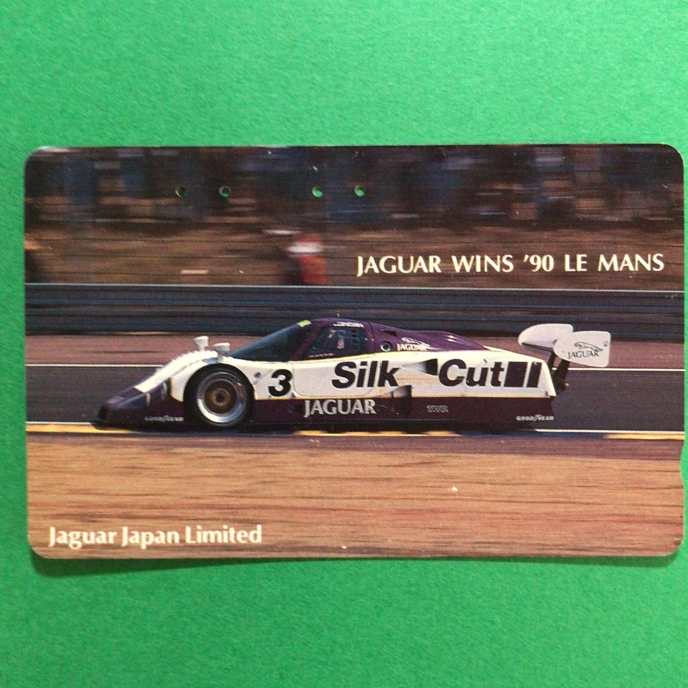 JAGUAR XJR9 LM 90 WINS Le Mans 24 Group C car Phone Card Japan teleca