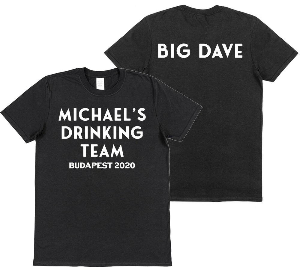 Personalised Matching Stag Do T-shirts Drinking Team Stag Night Tees Batchelor