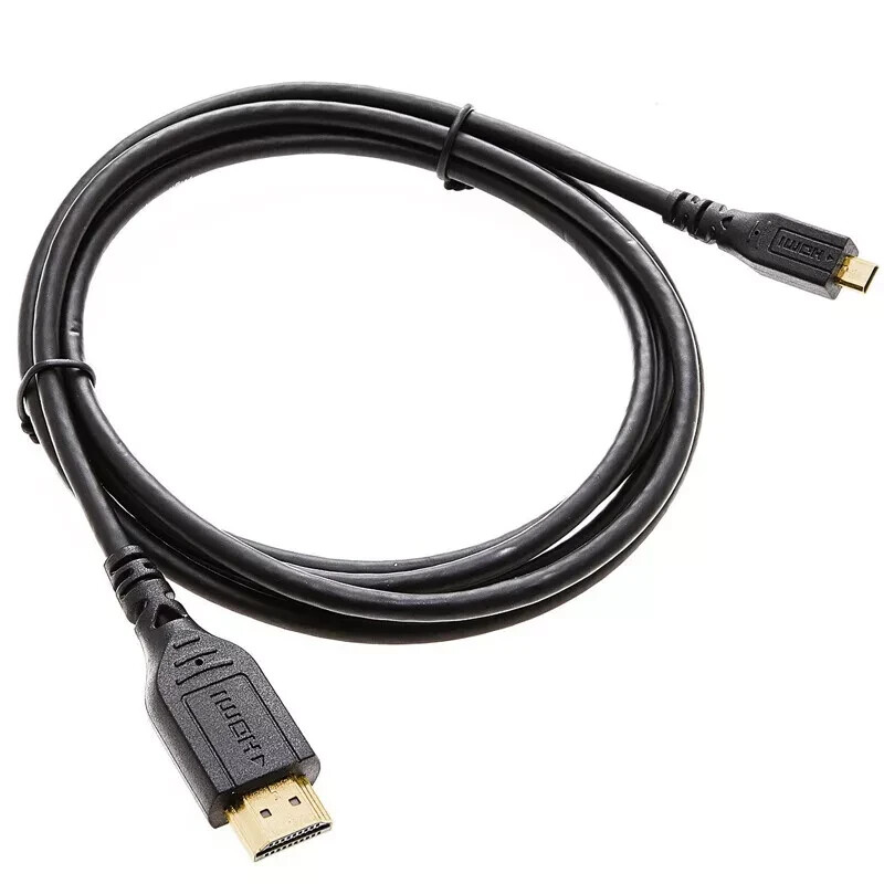 crabtree MICRO HDMI MICROHDMI TO HDMI CABLE 6 FT FOR HDTV 6FT 6F 1.8 METER