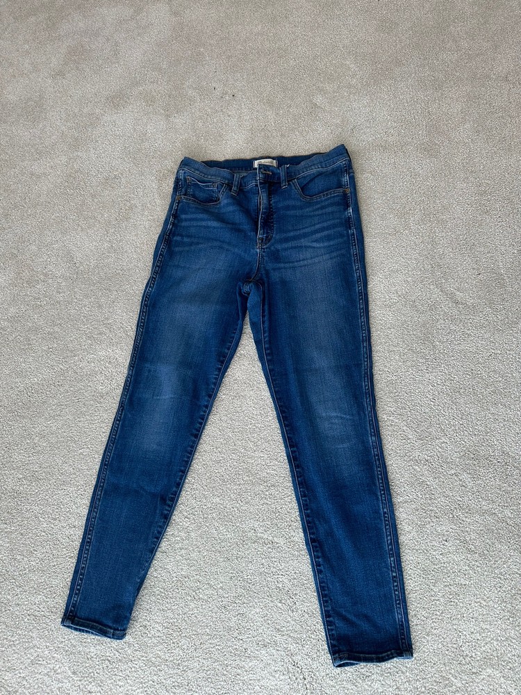 Madewell Womens 29 Blue Denim Roadtripper Stretch Jeans 10 Inseam