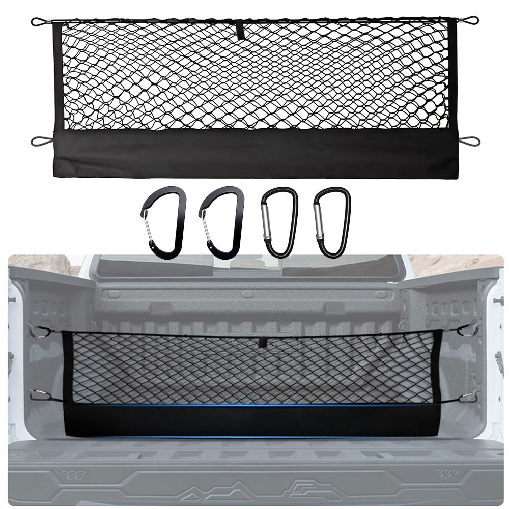 Envelope Style Truck Bed Cargo Net For Chevy Colorado For GMC Canyon 2023-2026