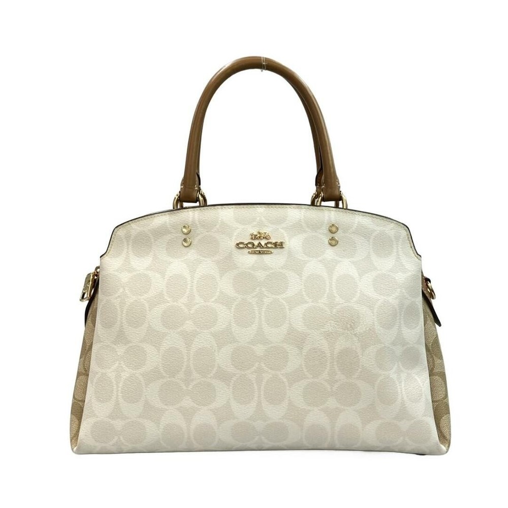 Coach Signature CA628 Ladies Handbag with Surface Back Interior Damage