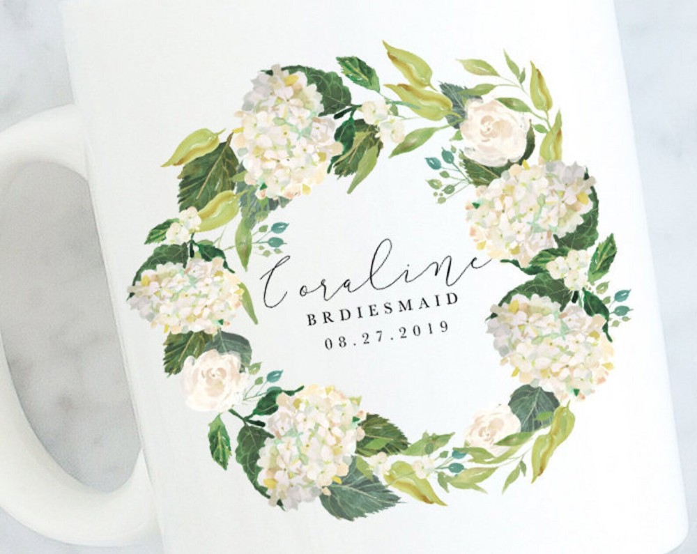 Customized Bridesmaids Mugs Simple Bridesmaid Mug Bridesmaid Gift Will You Be My