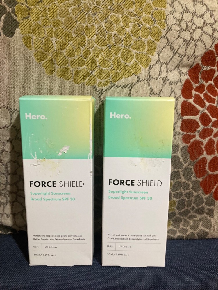 Hero Force Shield Superlight SPF 30 Sunscreen 1.69 oz Exp 07/2025 New