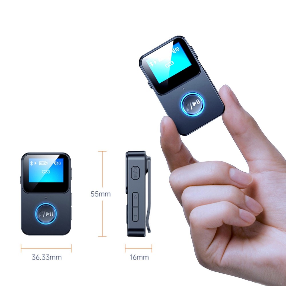 Mini C33 Bluetooth MP3 Player Portable Sport Lossless Sound HIFI Music Player US