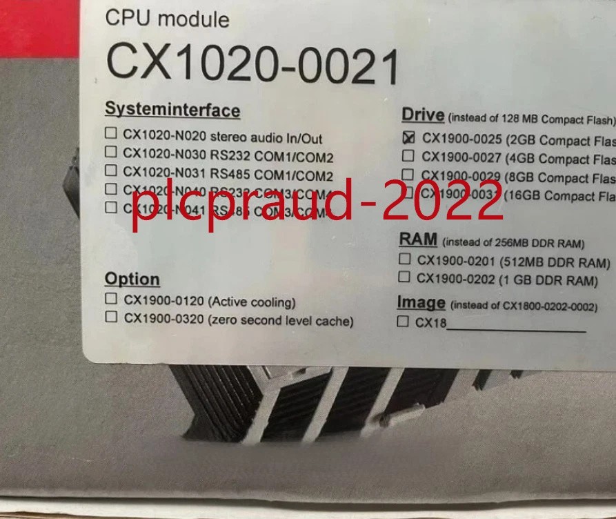 New In Box Beckhoff CX1020-0021 PLC Module CX1020-0021 CX1020-0021 Free shipping