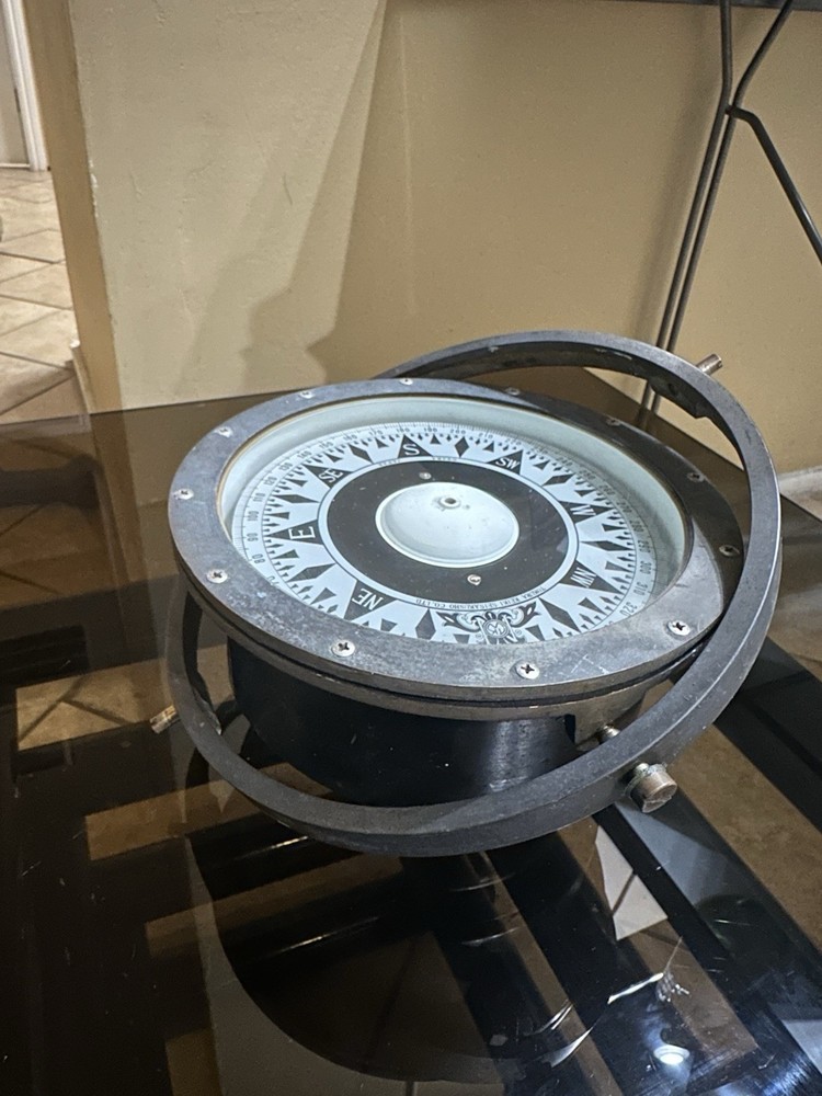 WWII 1942 Lionel Corp Mark 2 US Navy BU Ships Compass DE 217