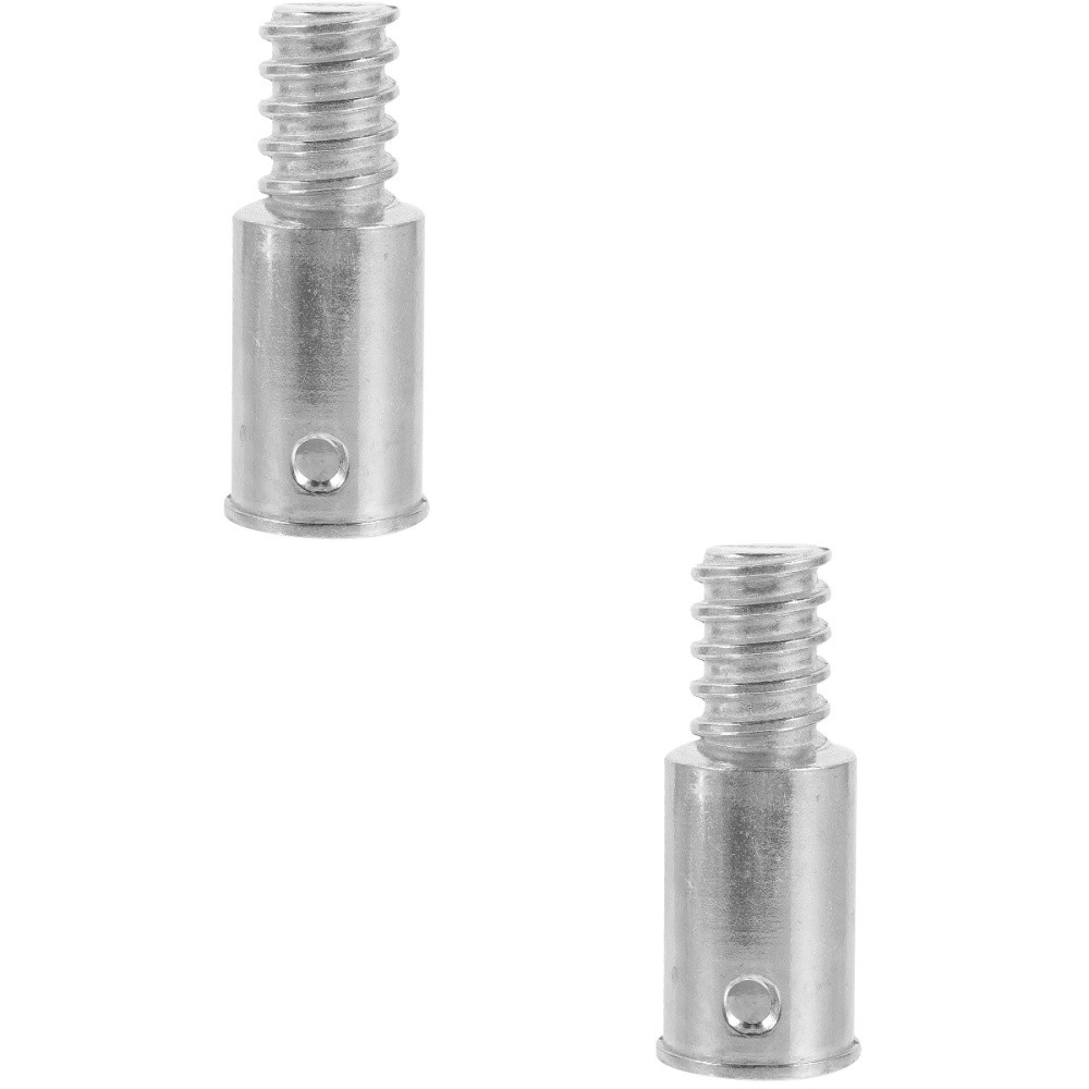 2-Pack American Threaded Mop Pole Screw Extenders with End Connectors