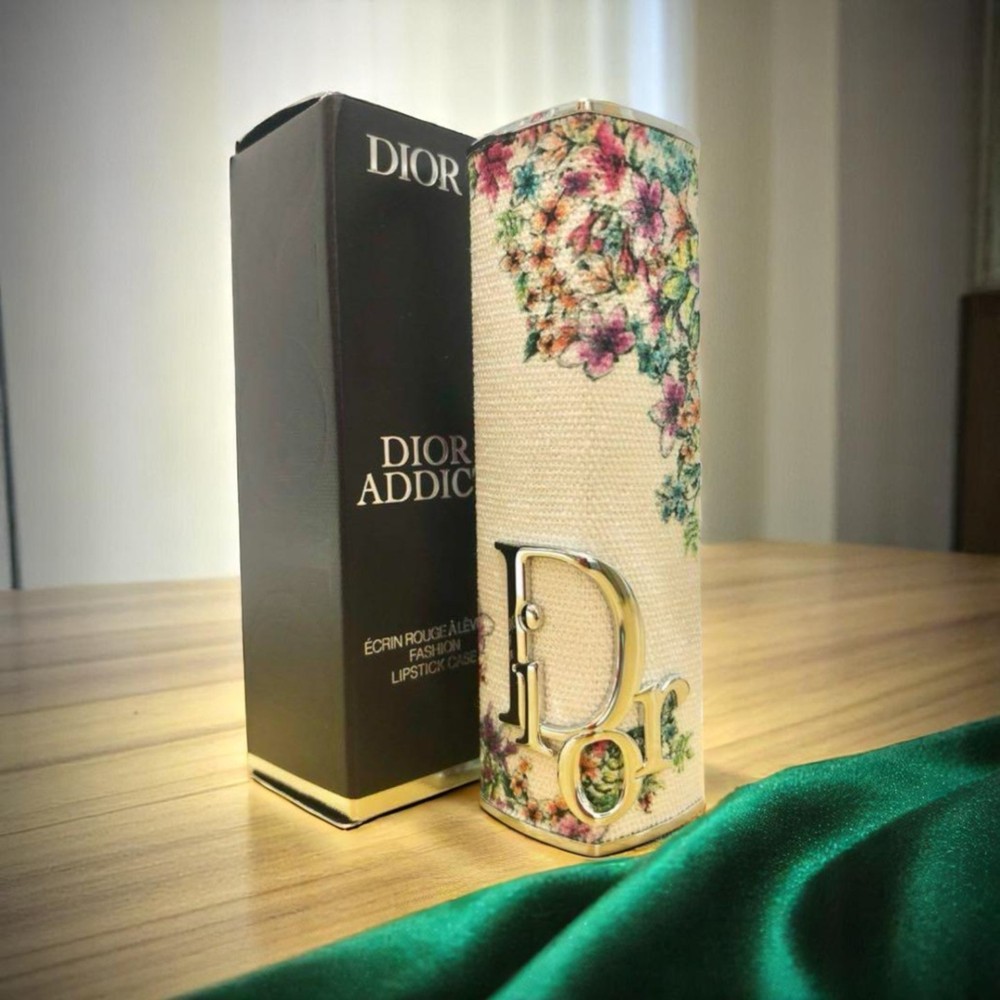 Christian Dior Addict Lipstick Case Miss Dior Blooming Boudoir Floral Design
