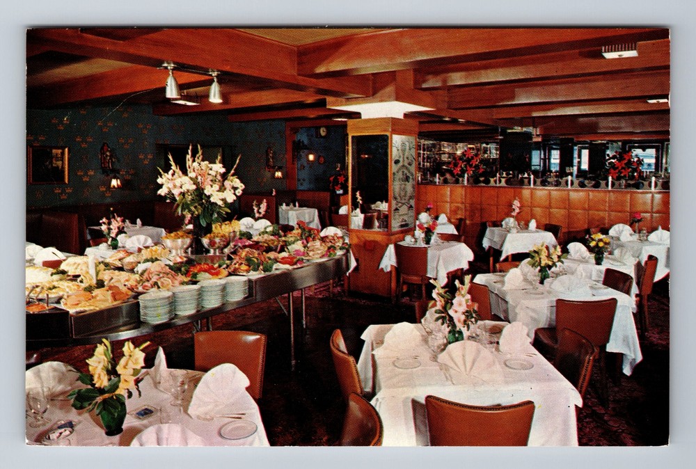 New York City NY, Stockholm Restaurant, Souvenir, Vintage Postcard