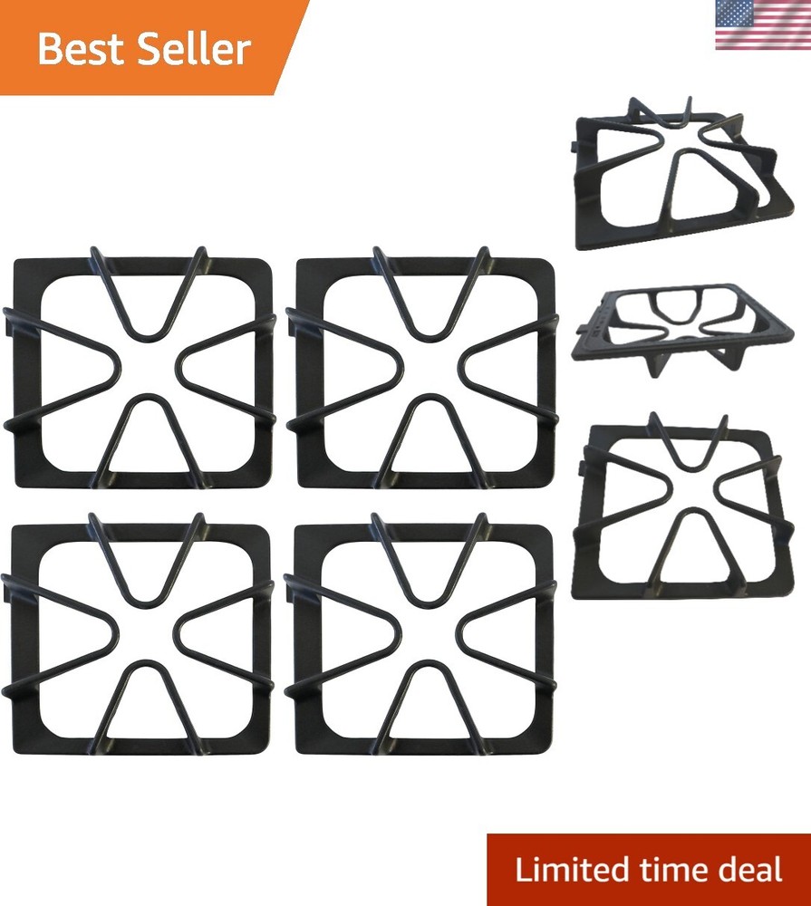2024 Upgraded W10447925 Oven Stove Range Burner Grates Replacement