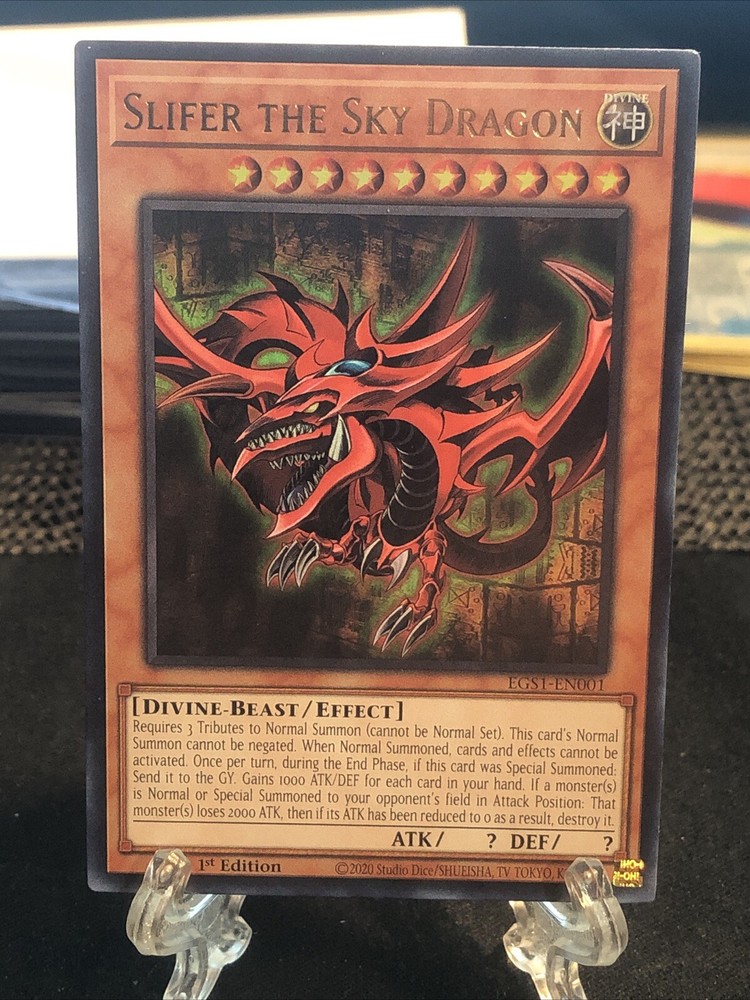 Slifer the Sky Dragon YGLD Promo from Yugis Legendary Deck