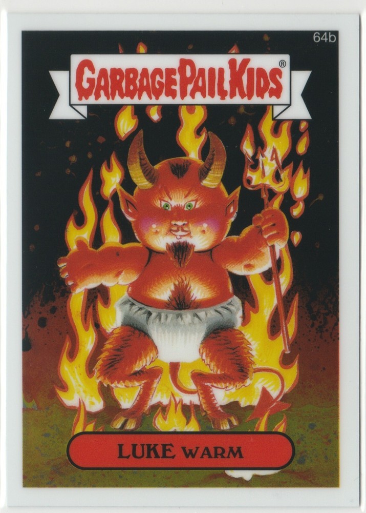 Luke Warm 64b Garbage Pail Kids GPK 2014 Chrome Series 2 CS2 Trading Card