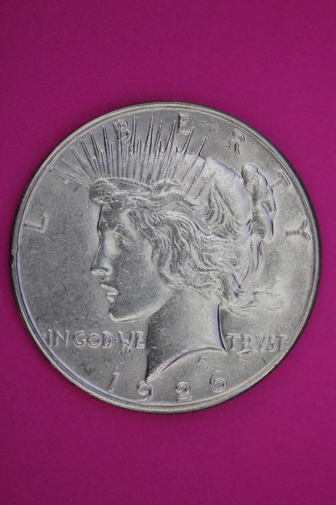 1926 S Liberty Peace Silver Dollar Rare Semi Key Date San Francisco Mint 75