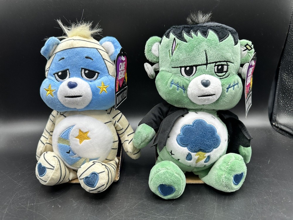 Care Bears Universal Monsters Plush Set 2 New In Stock