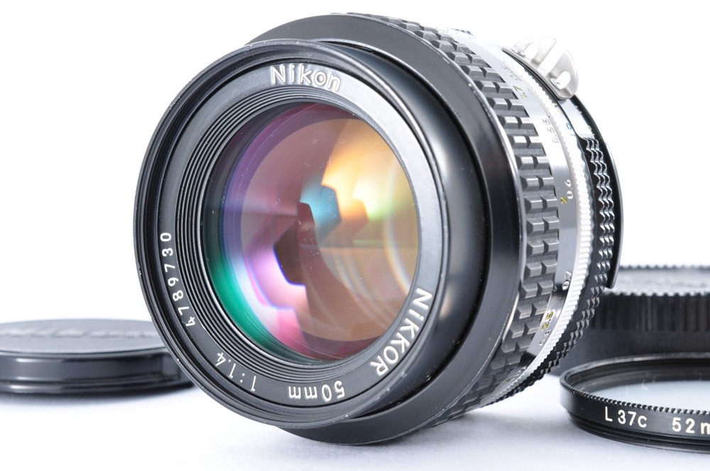 Nikon Ai NIKKOR 50mm F/1.4 MF Standard Lens [Near MINT] From Japan #10022