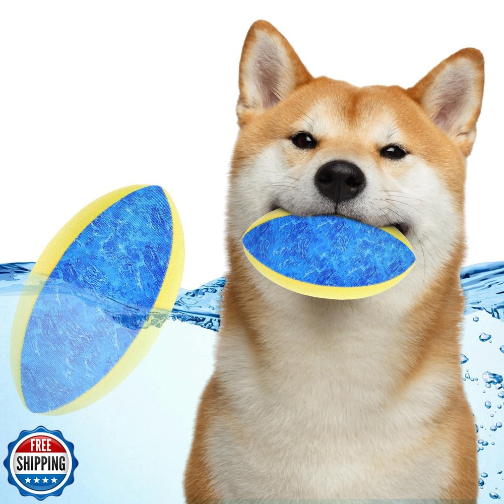KOOLTAIL Floating Dog Pool Toys for Swimming - Summer Bouncing Water Toys for Dogs  