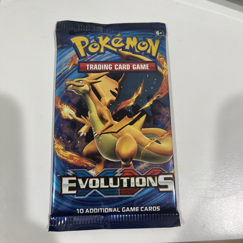 Pokemon Evolutions XY Sealed Booster Pack Charizard Art 2016
