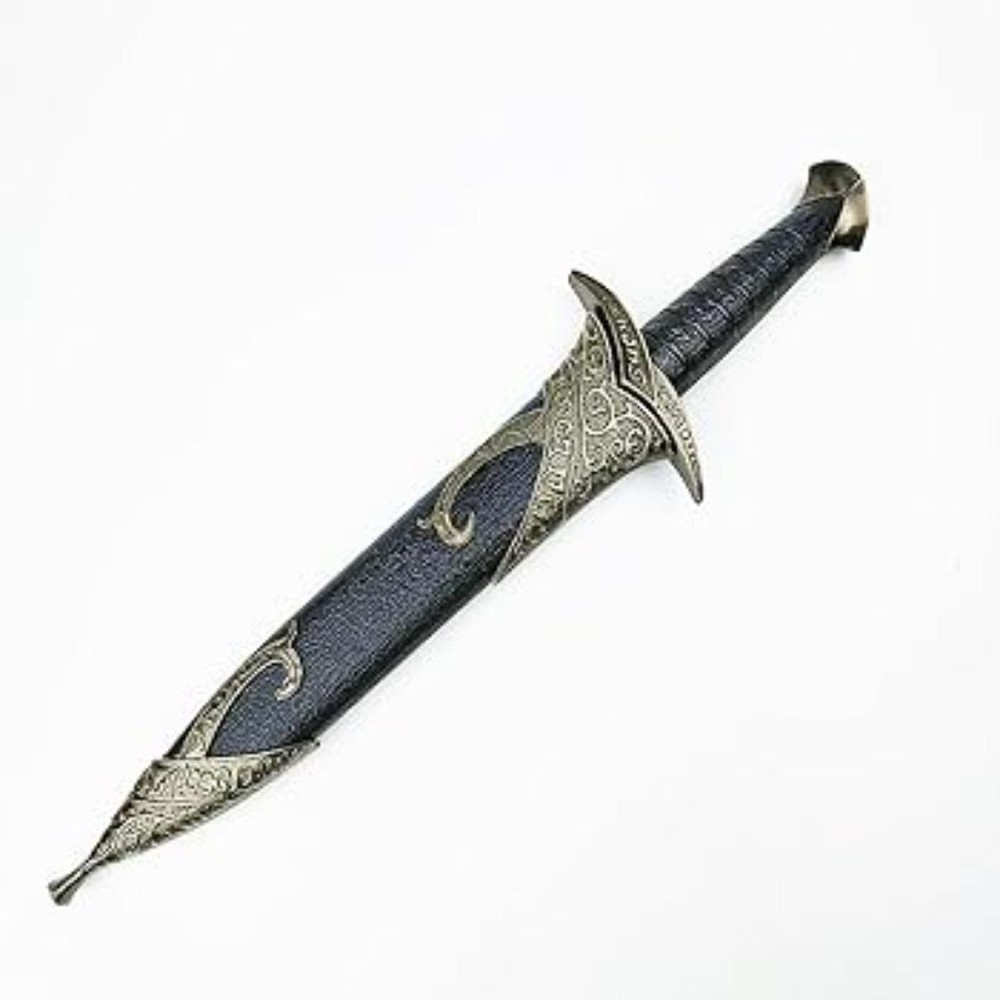 Lord of The Ring Medieval Hobbit Sting Sword Replica with Pointed Hard Sheath