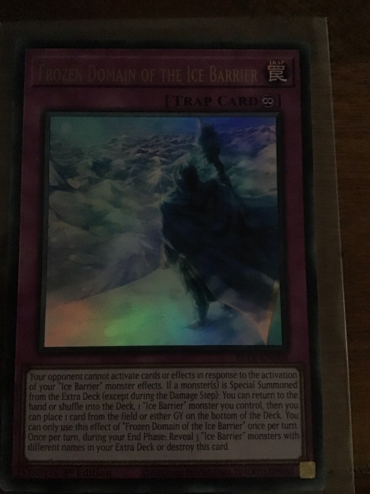 Frozen Domain of the Ice Barrier BLTR-EN008 1st Ed Battles of Legend