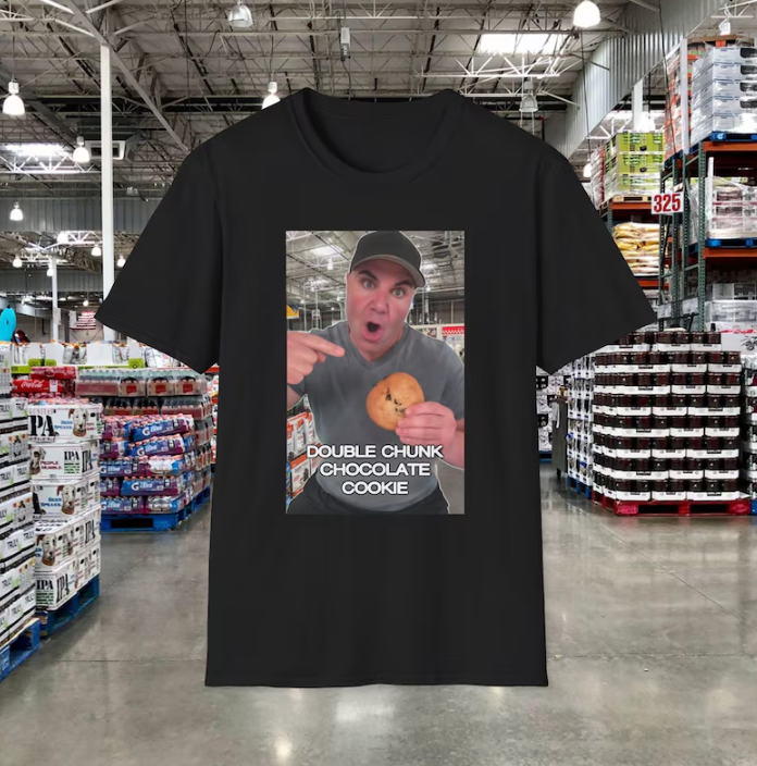 Guys Rizzler Double Chunk Chocolate Cookie Funny Tiktok Meme Joke, Black color