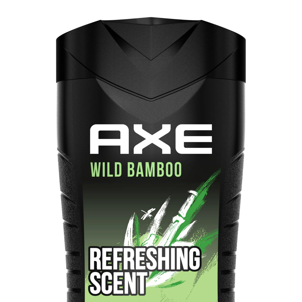 AXE Men's Liquid Body Wash 12H Refreshing Scent Wild Bamboo, 32 oz...