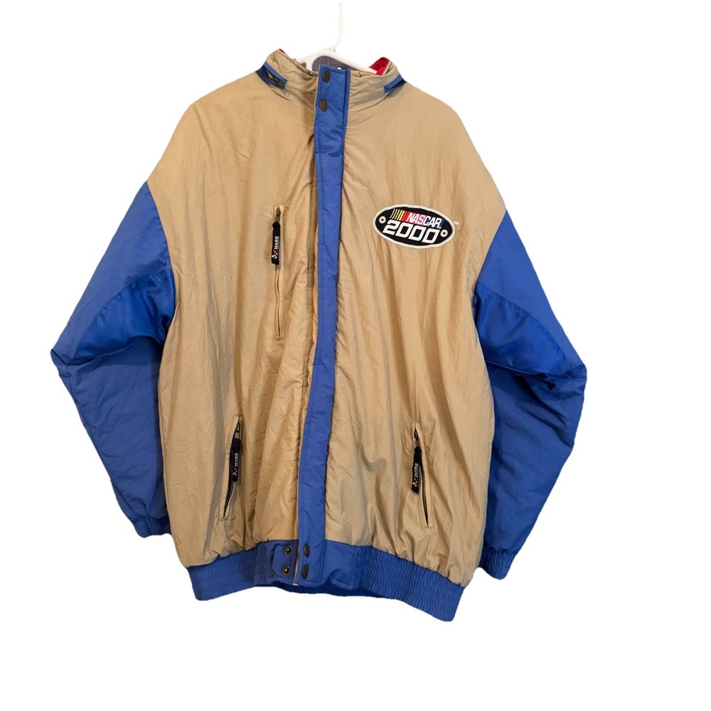 Vintage Y2K Chase Authentics NASCAR 2000 Winter Puffer Jacket Men’s Size M