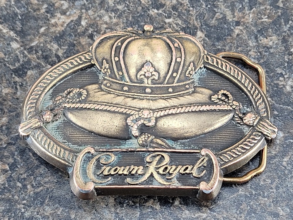 Crown Royal Whiskey Belt Buckle - BB3