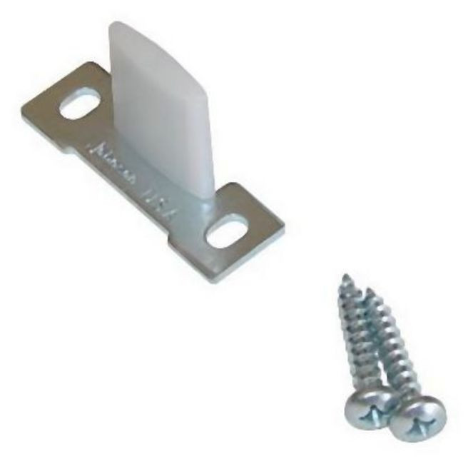 Johnson Hardware JH2030 Floor Guide for Sliding Doors - White