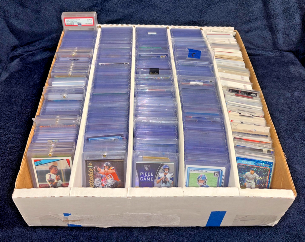 MASSIVE 1000+ SPORTS CARD LOT ELWAY RC PSA CASE HITS ROOKIE SSP 1/1 AUTO READ