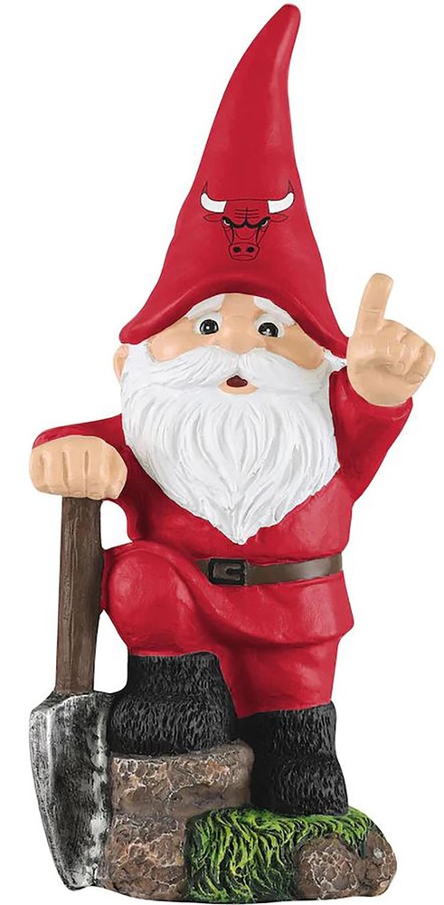 Chicago Bulls NBA Garden Gnome with Shovel 10.5 Inches