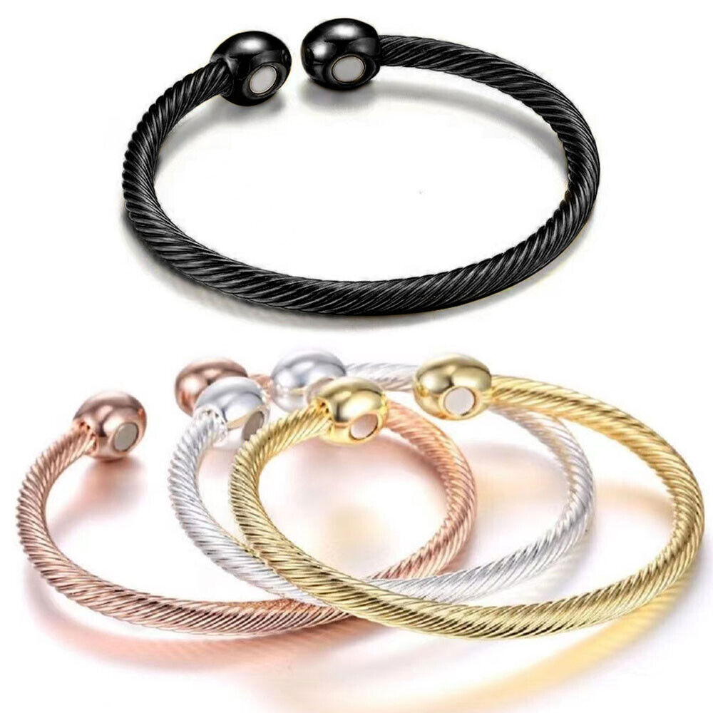 Magnetic Copper Bracelet for Arthritis Pain Relief in Men Women
