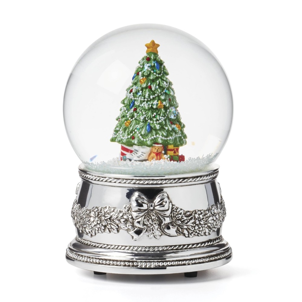 Reed And Barton 895301 Christmas Tree Musical Snow Globe
