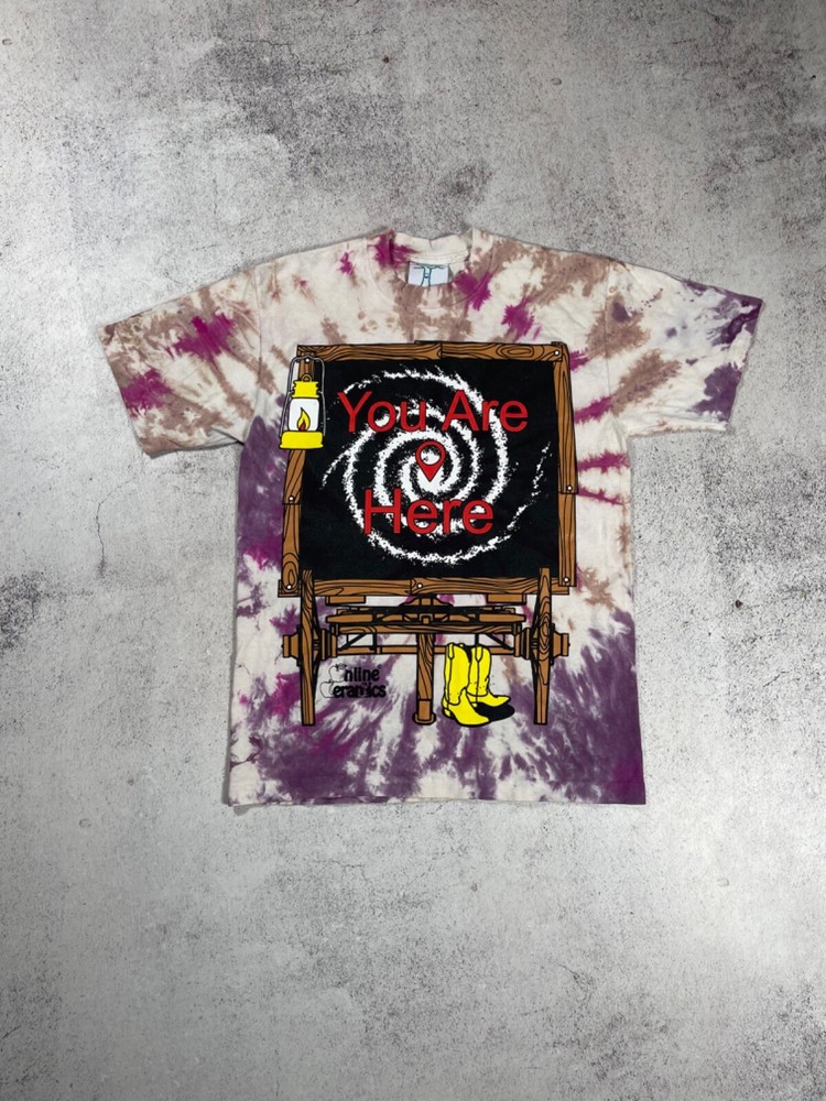 Online Ceramics Mens Tie Dye T-Shirt Hitch Your Wagon To A Star