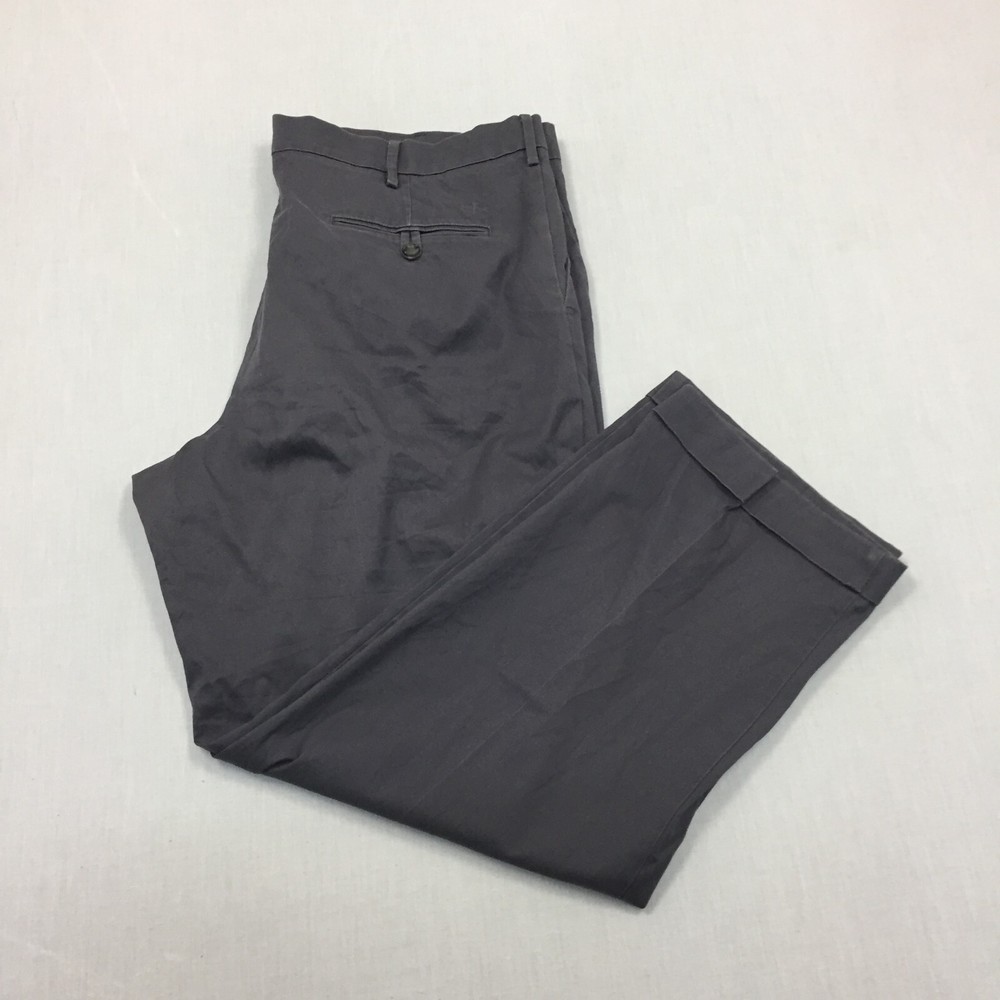 Dockers D3 Chino Trousers Cotton Pants Straight Fit Mens Size 40W 30L Grey