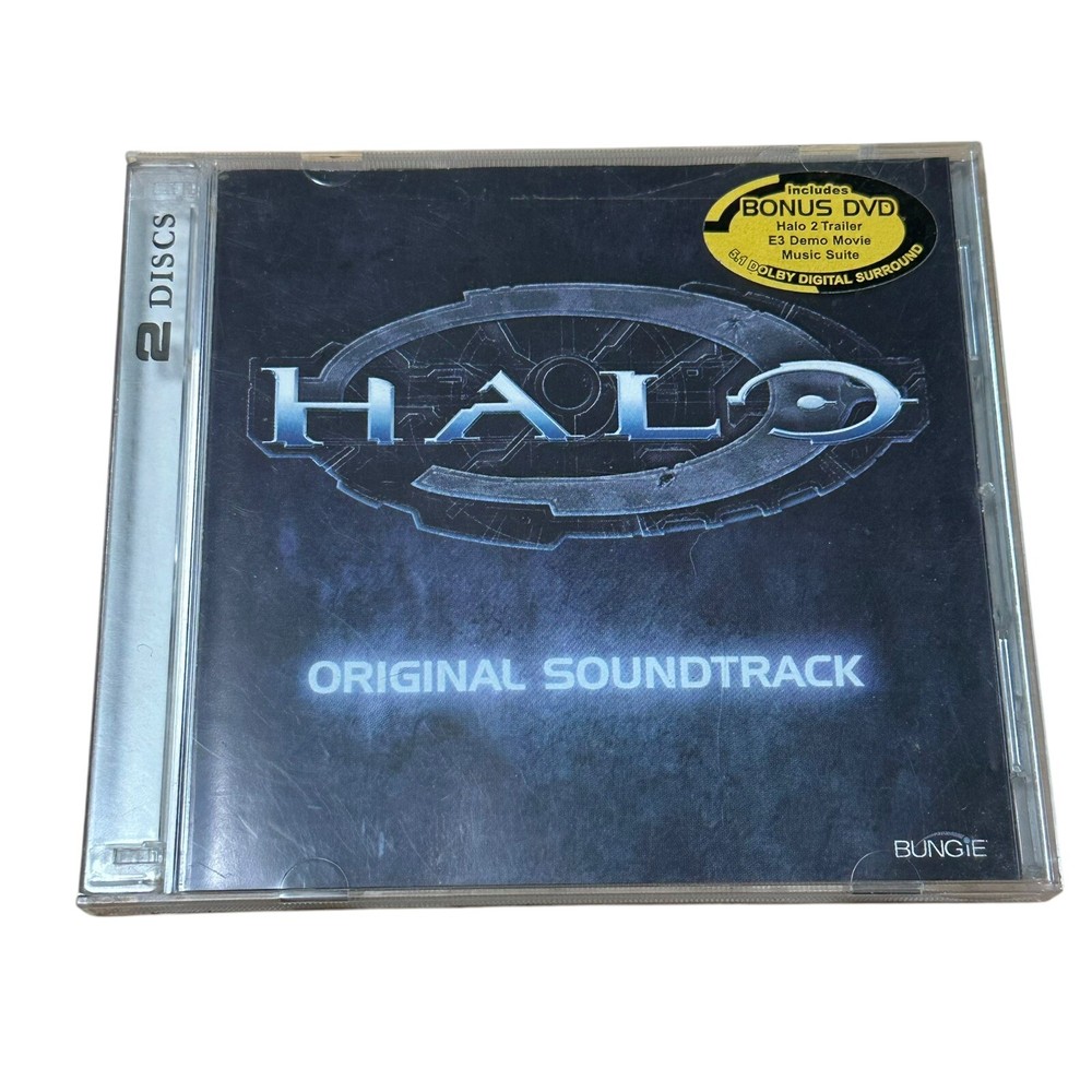 Halo Original Soundtrack 2002 Bungie Soundtrack CD DVD Set 26 Tracks