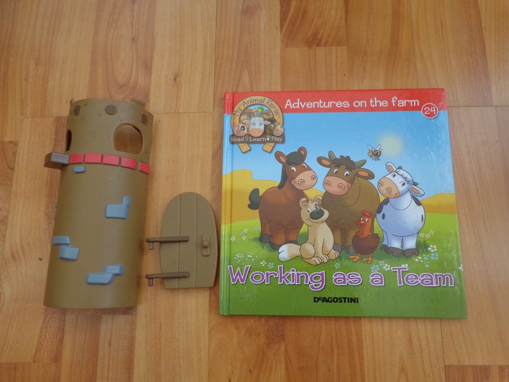 DEAGOSTINI MY FARM ANIMALS COLLECTION #24 PIGEON HOUSE DOOR & BACK WALL + BOOK