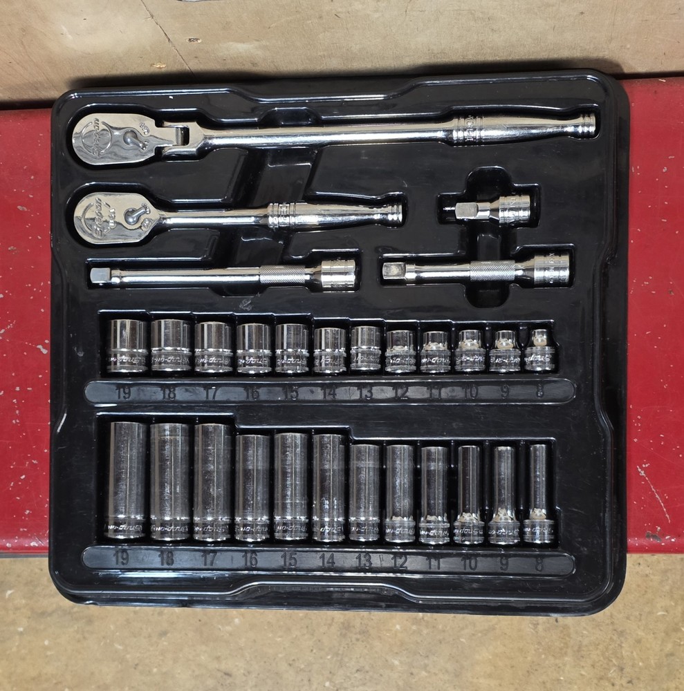 Snap-on 29pc Metric 3/8” Dr General Service Set PS58SFSMTMM 3/8