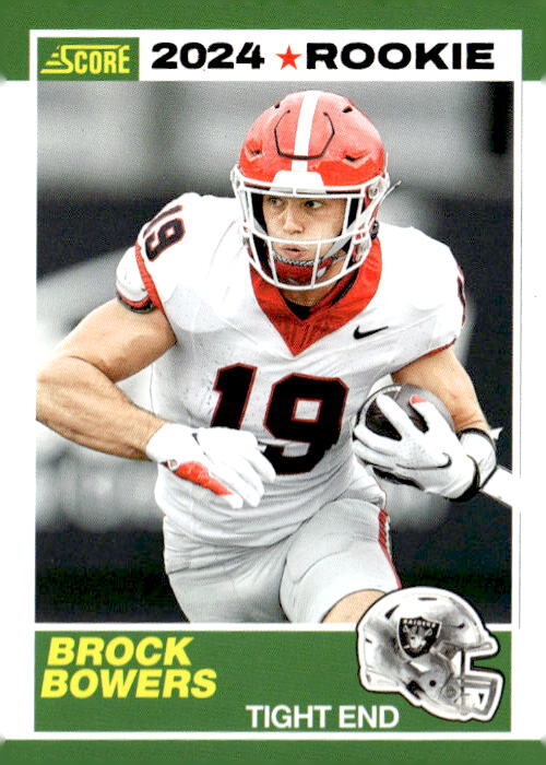 2024 Score Brock Bowers 35th Anniversary Rookie Card #10