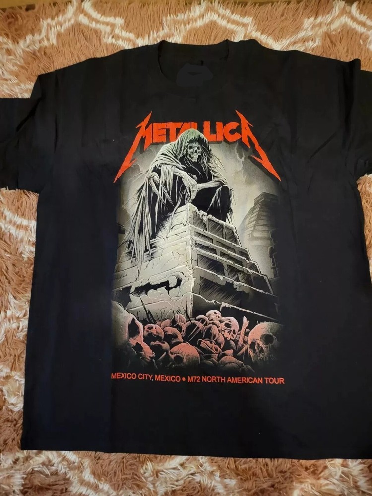 Metallica Tour Mexico City September 20 2024 T shirt s-3xl Size