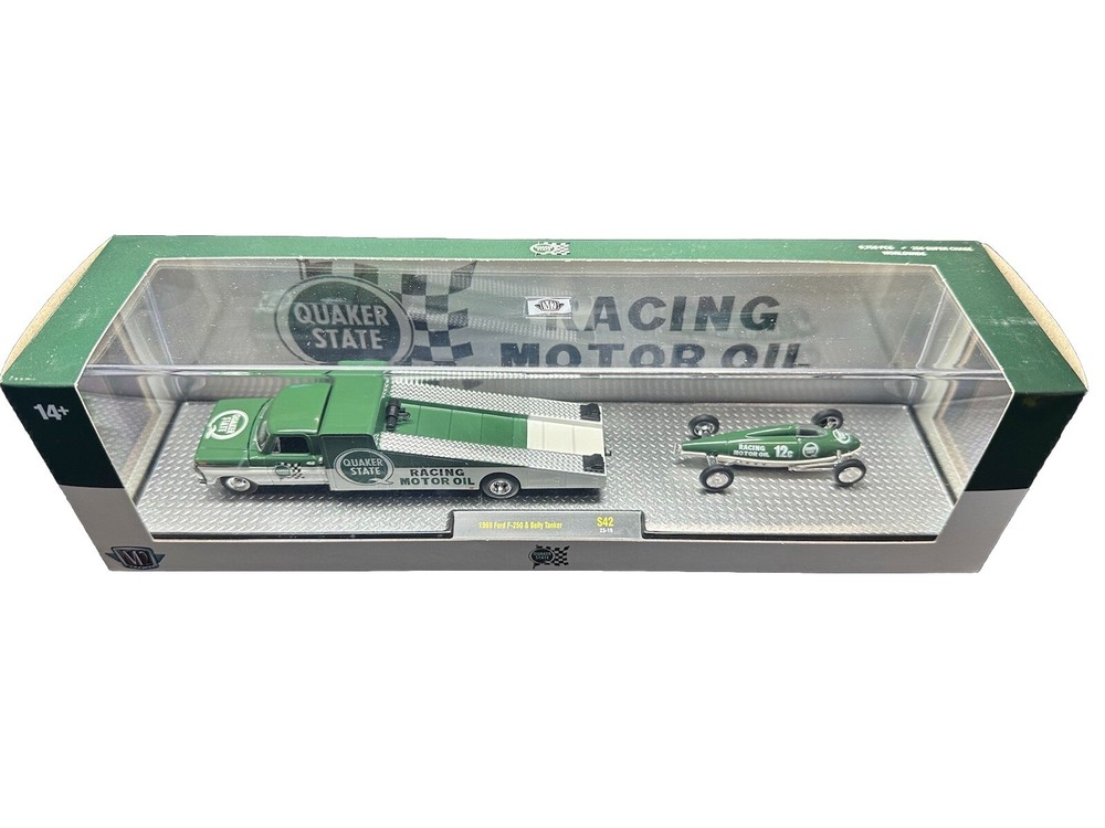 2023 M2 Machines Quaker State 1969 FORD F-250 & BELLY TANKER S42