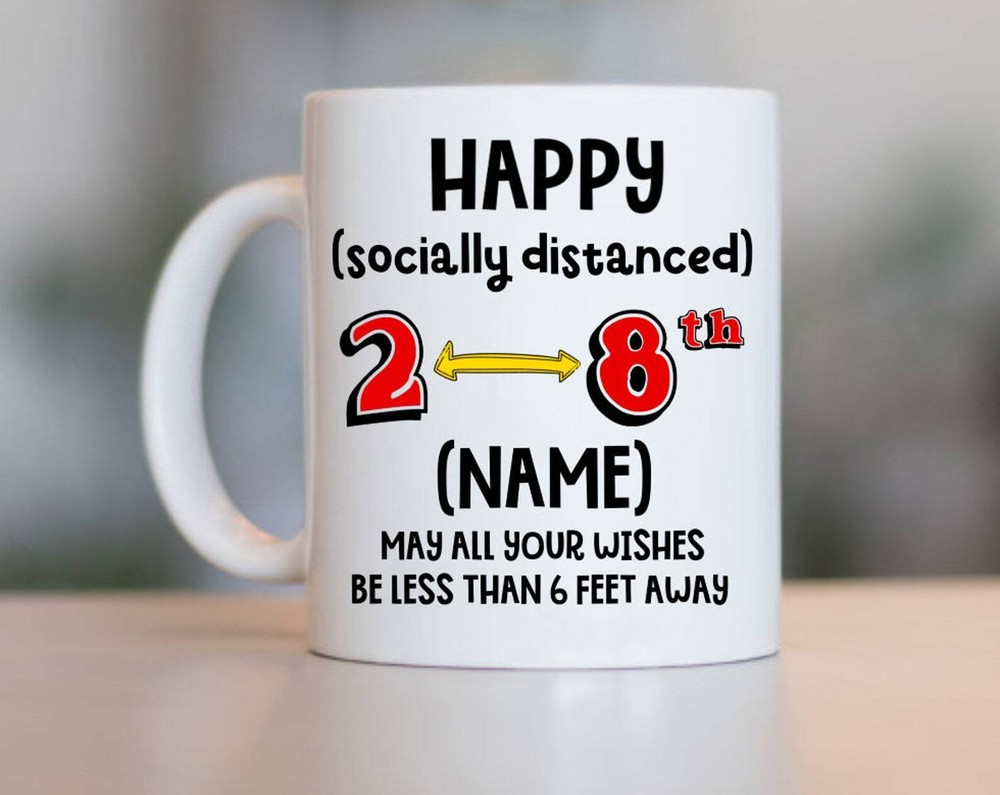 28th Birthday Gift For Women And Men Custom 28th Birthday Mug 28 Year Old