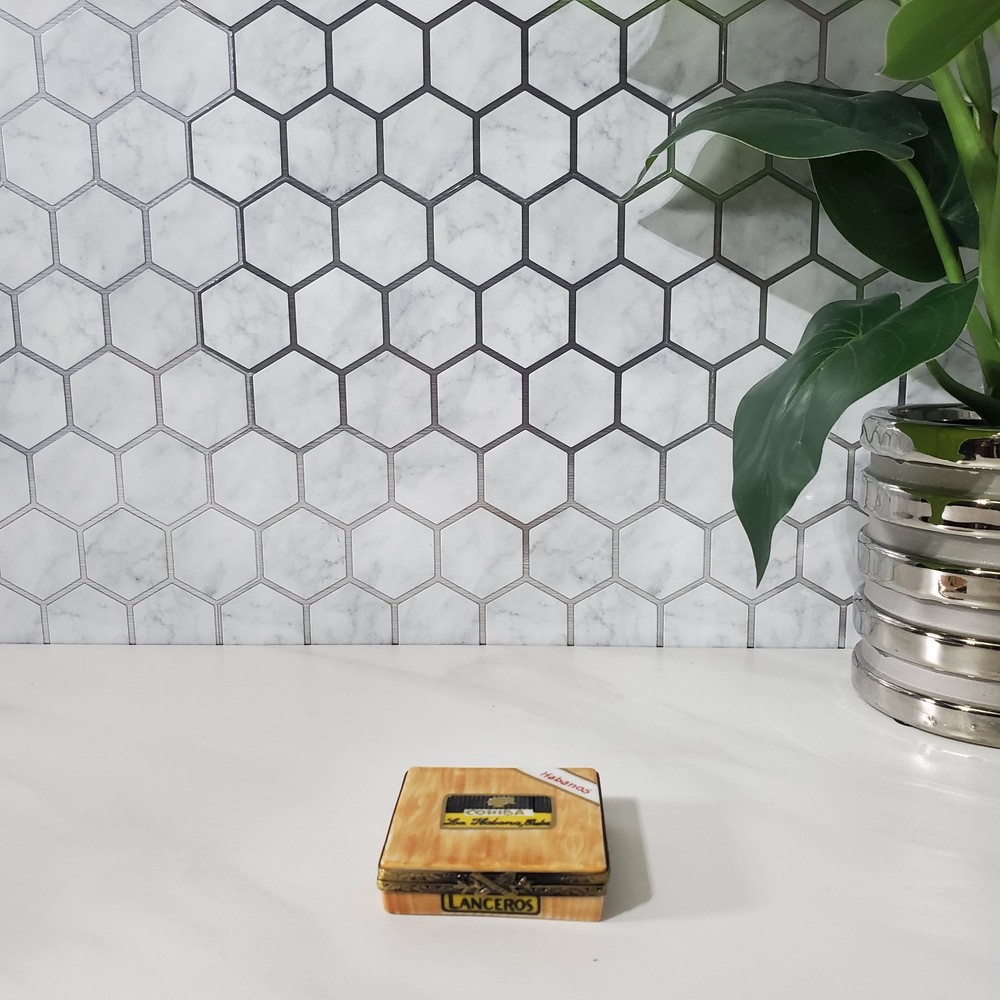 Limoges Imports Peint Main France Trinket Box Cohiba La Habana Cuba Cigar