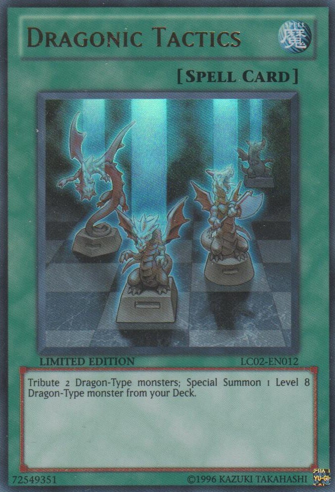Dragonic Tactics LC02-EN012 Ultra Rare Limited Edition x3 Near Mint