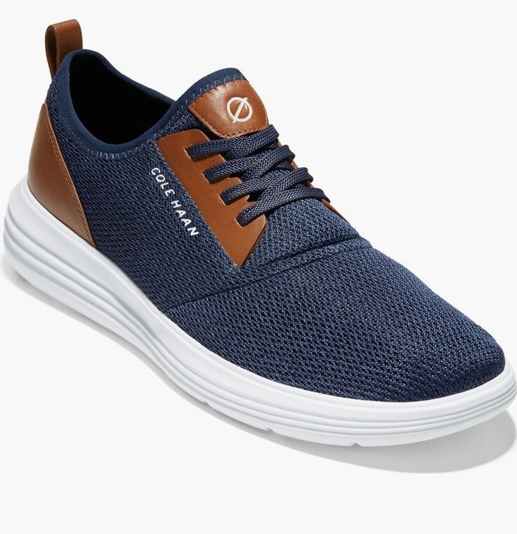 Men's Cole Haan Grandsport Journey Knit Sneaker in Navy Ink